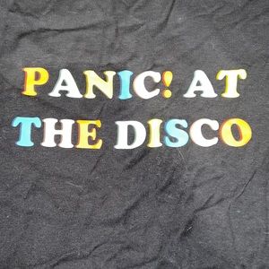 Black Panic! At The Disco T-shirt size medium from hot topic